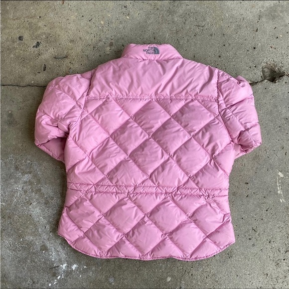 North Face Pink Puffer Jacket - Picture 3 of 4